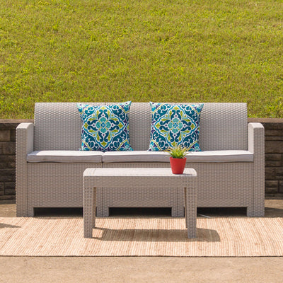 Seneca Rattan Coffee Table - View 2
