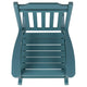 Teal |#| 2 Pack All-Weather Rocking Chair in Teal Faux Wood - Patio and Yard Furniture