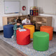 Red |#| 18inchH Soft Seating Flexible Circle for Classrooms and Common Spaces - Red