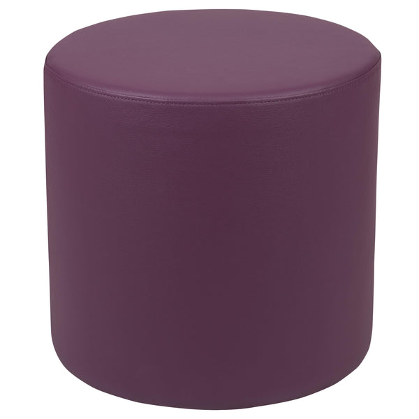 Purple |#| 18inchH Soft Seating Flexible Circle for Classrooms and Common Spaces - Purple