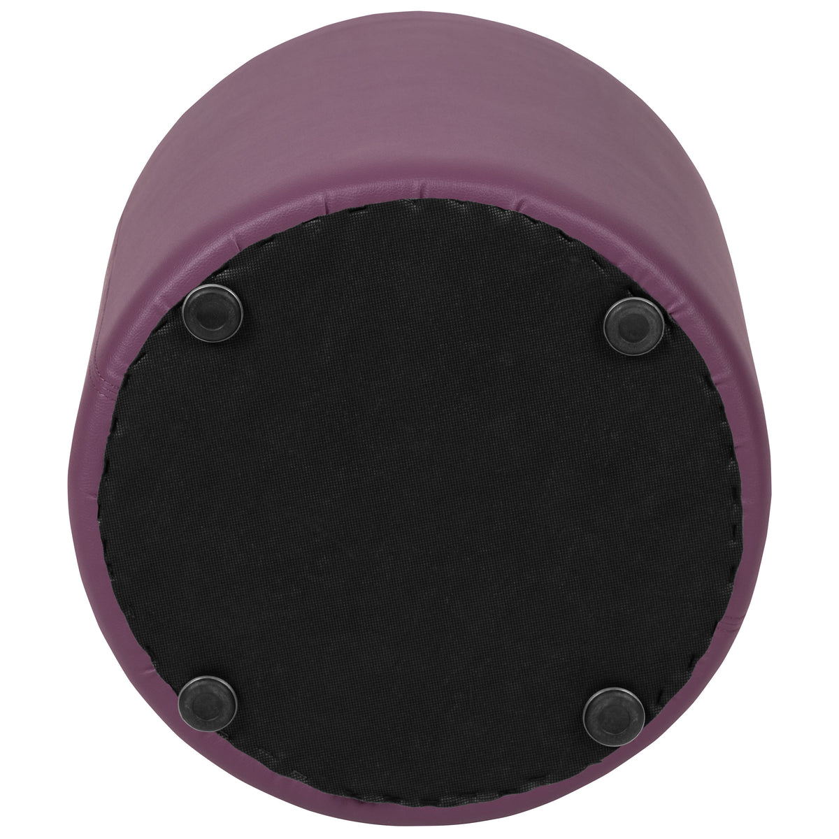 Purple |#| 18inchH Soft Seating Flexible Circle for Classrooms and Common Spaces - Purple