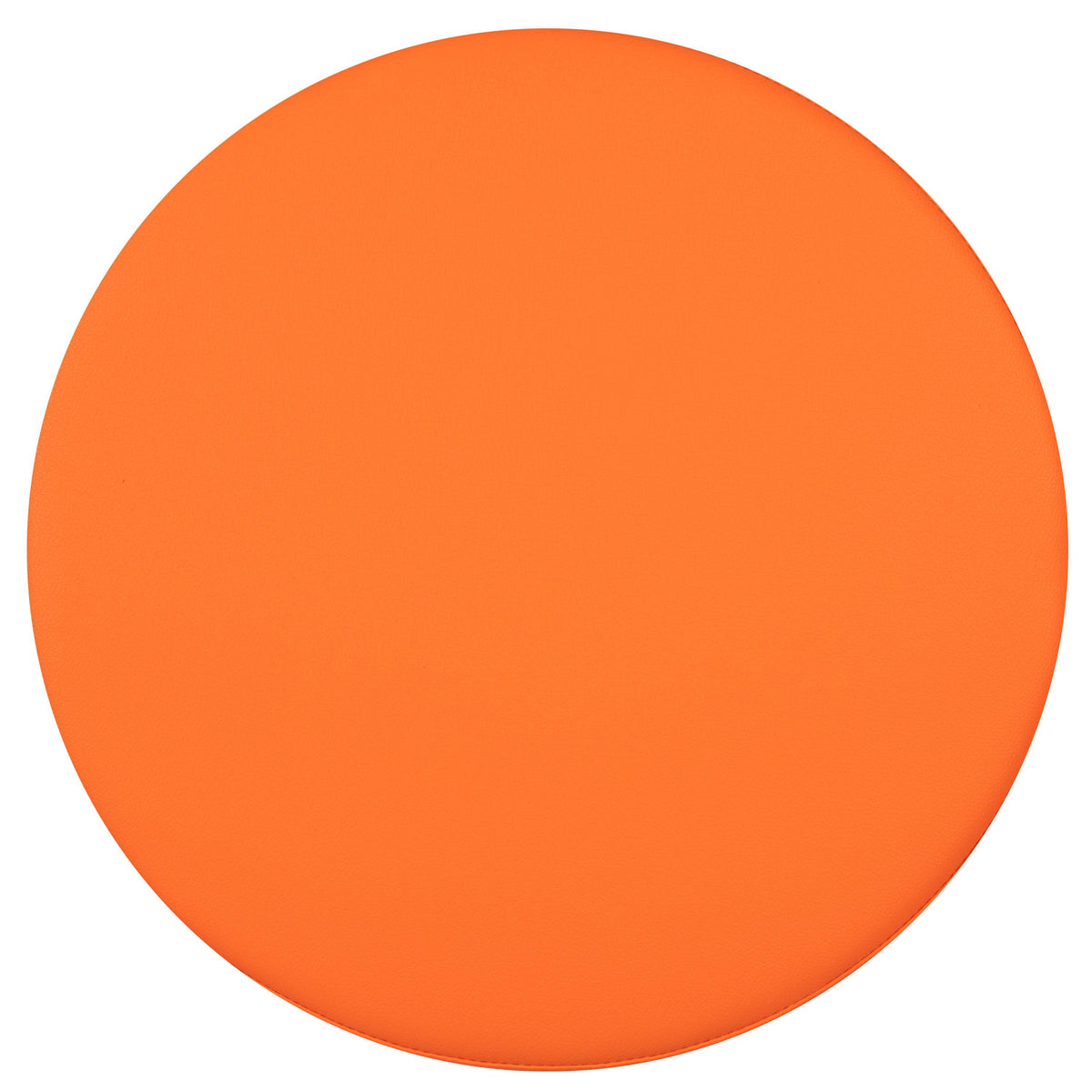 Orange |#| 18inchH Soft Seating Flexible Circle for Classrooms and Common Spaces - Orange