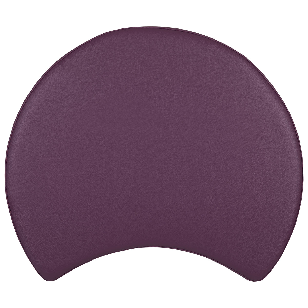Purple |#| 18inchH Soft Seating Flexible Moon for Classrooms and Common Spaces - Purple