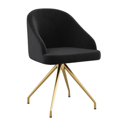 Sora Upholstered Stationary Office Chair - View 1