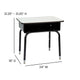 Gray Top/Black Frame |#| Gray Student Desk with Open Front Metal Book Box - School Desk