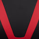 Red |#| Black Gaming Desk; Black & Red Reclining Gaming Chair with Slide-Out Footrest