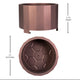 Bronze |#| Commercial Grade 27" Outdoor Smokeless Wood Burning Fire Pit - Bronze