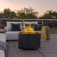 Black |#| Commercial Grade 27" Outdoor Smokeless Wood Burning Fire Pit - Black