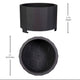 Black |#| Commercial Grade 27" Outdoor Smokeless Wood Burning Fire Pit - Black