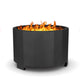 Black |#| Commercial Grade 27" Outdoor Smokeless Wood Burning Fire Pit - Black