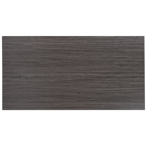 Rustic Gray Top/White Frame |#| Industrial Modern Desk-47inchL Commercial Grade Home Office Desk-Rustic Gray/White