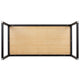Maple Top/Black Frame |#| Industrial Modern Desk-47inchL Commercial Grade Home Office Desk-Maple/Black