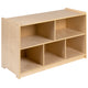 24"H x 36"L |#| Wooden 5 Section School Classroom Storage Cabinet for Commercial or Home Use