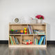 24"H x 36"L |#| Wooden 5 Section School Classroom Storage Cabinet for Commercial or Home Use