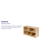 24"H x 36"L |#| Wooden 5 Section School Classroom Storage Cabinet for Commercial or Home Use