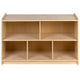 24"H x 36"L |#| Wooden 5 Section School Classroom Storage Cabinet for Commercial or Home Use