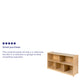 30"H x 48"L |#| Wooden 5 Section School Classroom Storage Cabinet for Commercial or Home Use